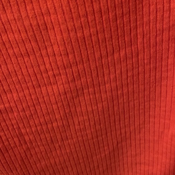 Ava & Viv sexy coral ribbed short sleeve peek-a-boo top size 4x - Picture 6 of 7